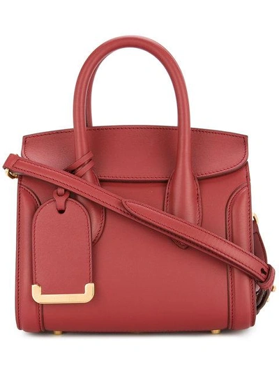 Alexander Mcqueen Heroin 21 Tote Bag - Red In Red