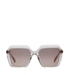 Mcm Square Half Diamond Sunglasses In Neutral Pattern