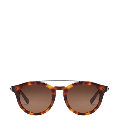 Mcm Round Aviator Sunglasses In Deep Brown