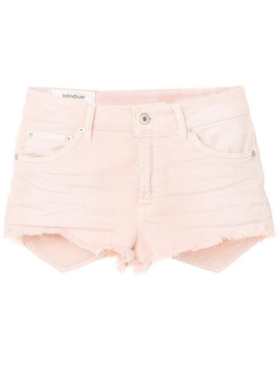 Dondup Raw Denim Short Shorts - Pink