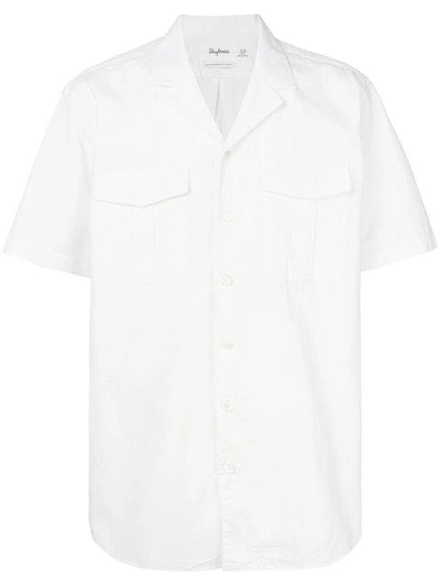 Schnayderman’s Ripstop Short Sleeve Shirt In White