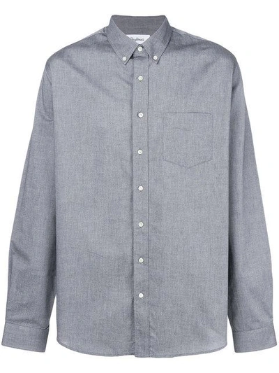 Schnayderman’s Schnaydermans Long Sleeve Oxford Shirt - Grey