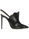 Racine Carrée Panelled Pumps In Black