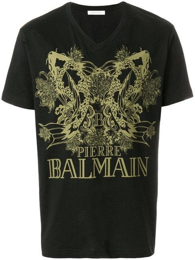 Pierre Balmain Logo Print T-shirt