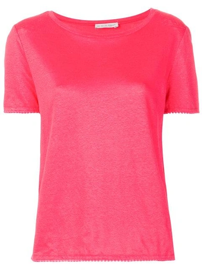 Le Tricot Perugia Basic T In Pink