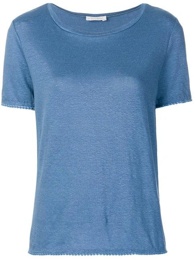 Le Tricot Perugia Basic T In Blue