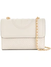 Tory Burch Quilted Shoulder Bag - White