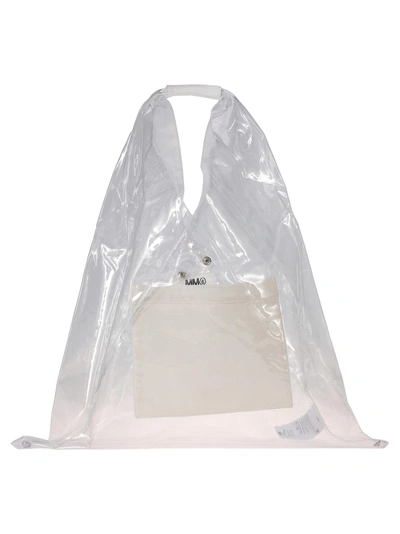 Mm6 Maison Margiela Mm6 Japanese Bag Small In Transparent