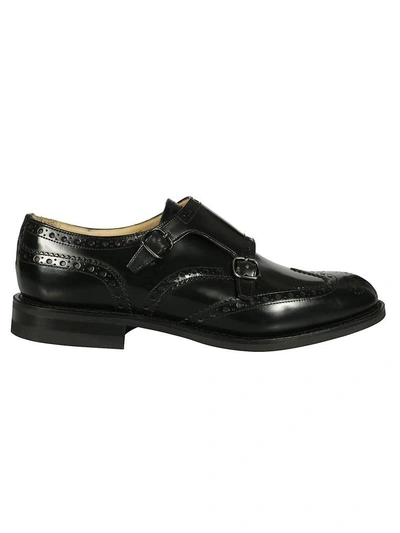 Church's Classic Monk Shoes In Black