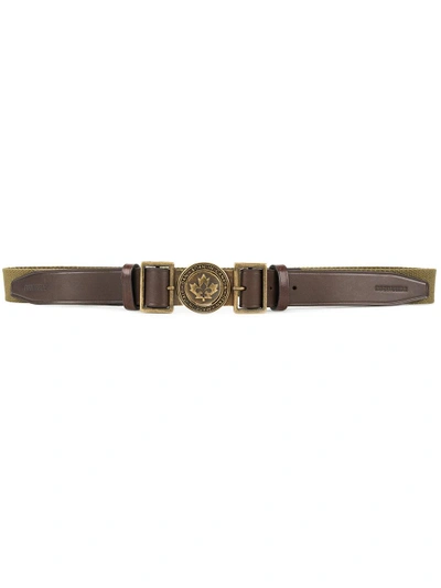 Dsquared2 Maple Leaf Double Buckle Belt