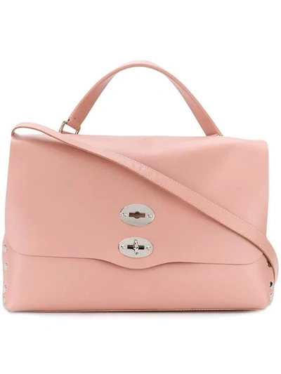 Zanellato Double-lock Studded Bag - Pink