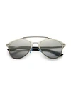 Dior Women's Reflected 52mm Modified Pantos Sunglasses In Black