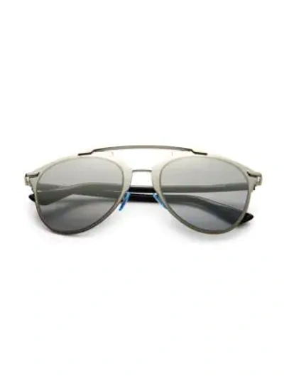 Dior Women's Reflected 52mm Modified Pantos Sunglasses In Black