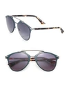 Dior Reflected 52mm Modified Pantos Sunglasses In Navy Tortoise