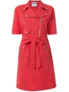 Moschino Trench-inspired Dress In Red