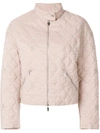 Moncler Cropped Quilted Jacket In 519