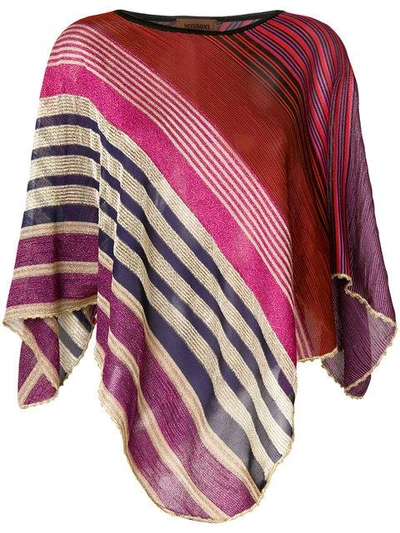 Missoni Striped Draped Top