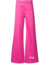 Msgm High-waist Trousers - Pink