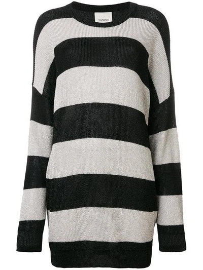 Laneus Striped Oversized Sweater