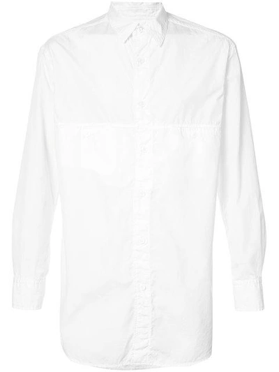 Yohji Yamamoto Chain Stitch Shirt - White
