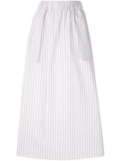 Cristaseya Striped Maxi Skirt
