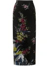 Diane Von Furstenberg Camden Floral Print Skirt