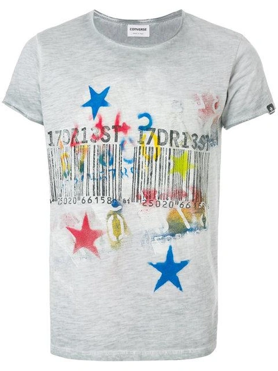Converse Bar Code Star Print T