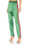 Lovers & Friends Tailored Track Trouser In Green