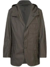 Yohji Yamamoto Hooded Hybrid Blazer - Green