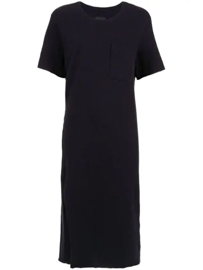 Osklen Straight Midi Dress In Black