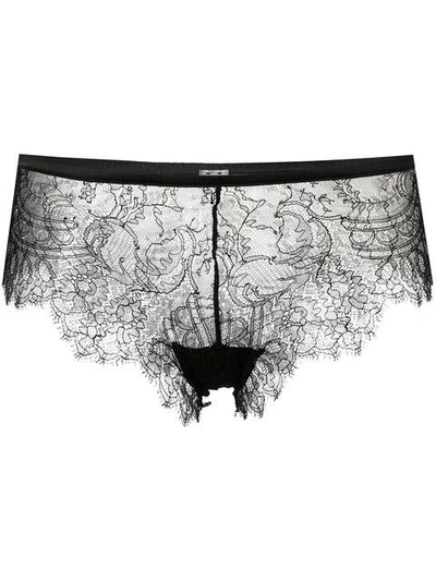 Love Stories Dragonfly Lace Culottes In Black