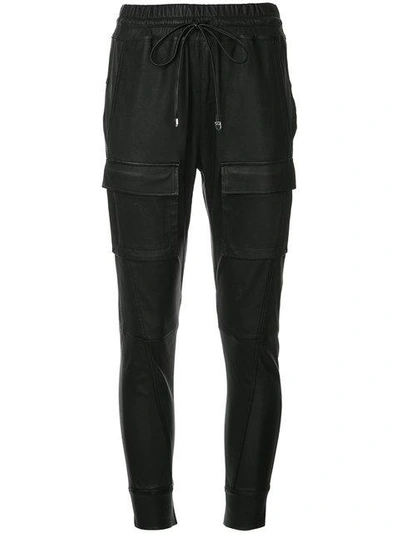 Manning Cartell Open Season Leather Trousers In Black