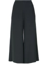 Andrea Marques Cropped Trousers In Grafite