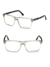 Tom Ford Translucent Optical Glasses In Grey