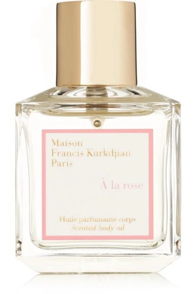 Maison Francis Kurkdjian À La Rose Scented Body Oil - One Size In Colorless