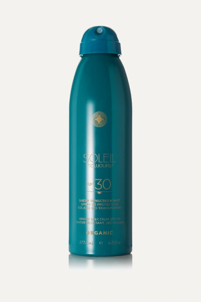 Soleil Toujours + Net Sustain Spf30 Organic Sheer Sunscreen Mist, 177.4ml - One Size In Colorless