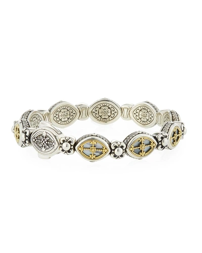 Konstantino Hestia Cutout Mother-of-pearl Cross Bracelet