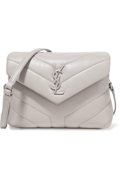 saint laurent loulou small quilted leather tote bag