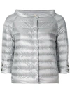 Herno Cropped Quilted Jacket