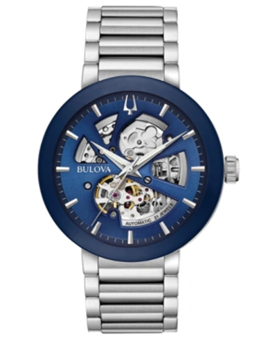Bulova Men's Futuro Stainless Steel Bracelet Watch 42mm