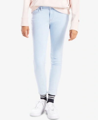 Levi's 711 Skinny Ankle Jeans In Arctic Blue