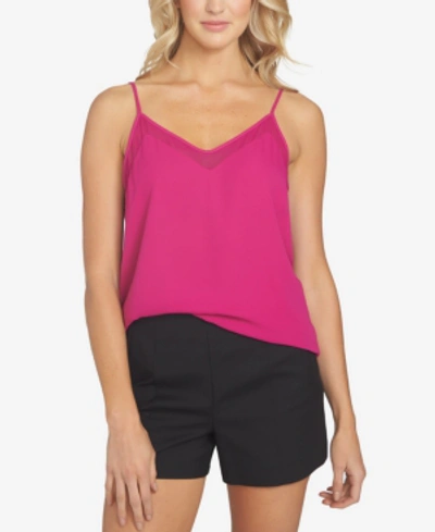 1.state Chiffon Inset Camisole In Tropic Berry