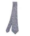 Liberty London Imran Silk Tie In Grey