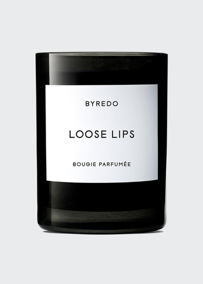 Byredo 8.5 Oz. Loose Lips Bougie Parfumee Scented Candle In White