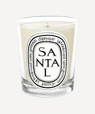 Diptyque Santal Scented Candle 190g In White