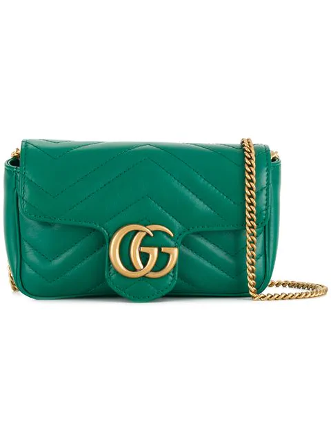 Gucci 'gg Marmont' Schultertasche - Grün In Green | ModeSens