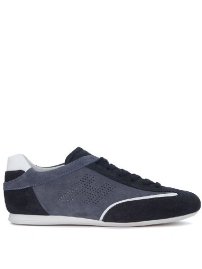 Hogan Olympia Blue Suede Sneaker