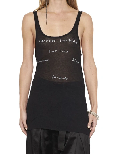 Ann Demeulemeester Top In Black