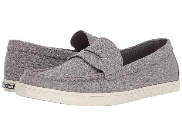 canvas penny loafers