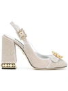 Dolce & Gabbana Jackie Pumps In Metallic